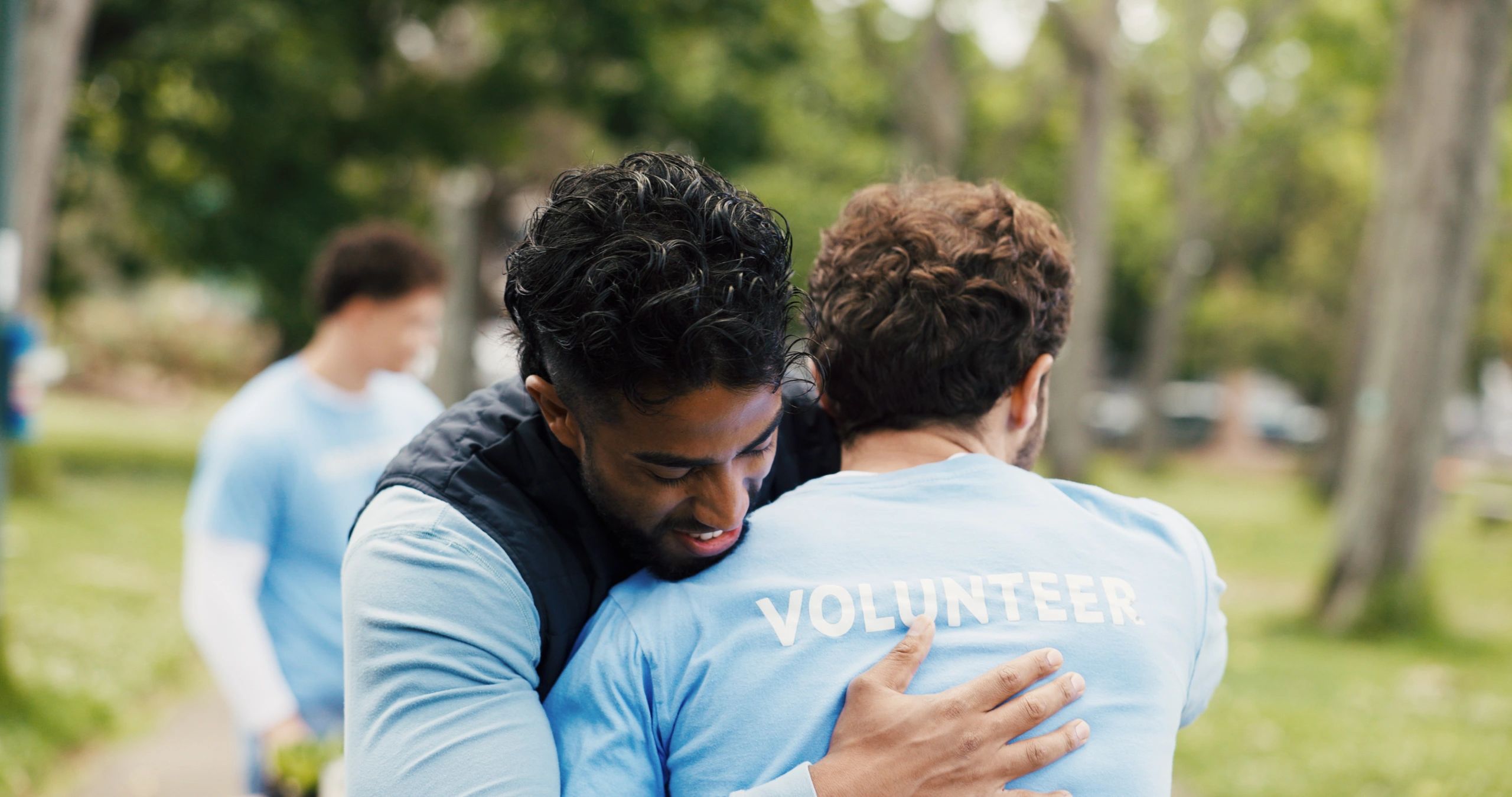 Volunteers joining community